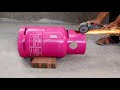 DIY wood stove / The idea of ​​making a wood stove from cement and old gas cylinders