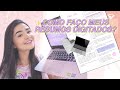 Como faço meus resumos digitados?