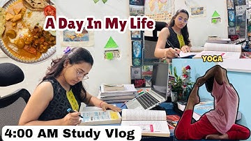 I Woke Up at 4 AM to Study for UPSC 📚| Study Vlog | UPSC Preparation Motivation | Daily Routine