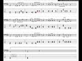 Eve ラストダンス ベースTAB譜 JASRAC作品コード:725-9227-3