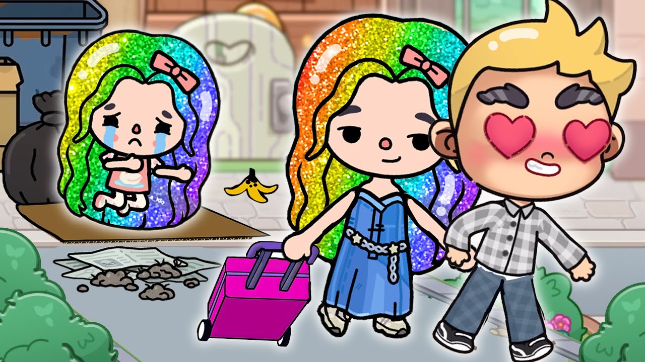 Poor Girl Who Grew Up At The Airport  | Toca Life Story | Toca Boca