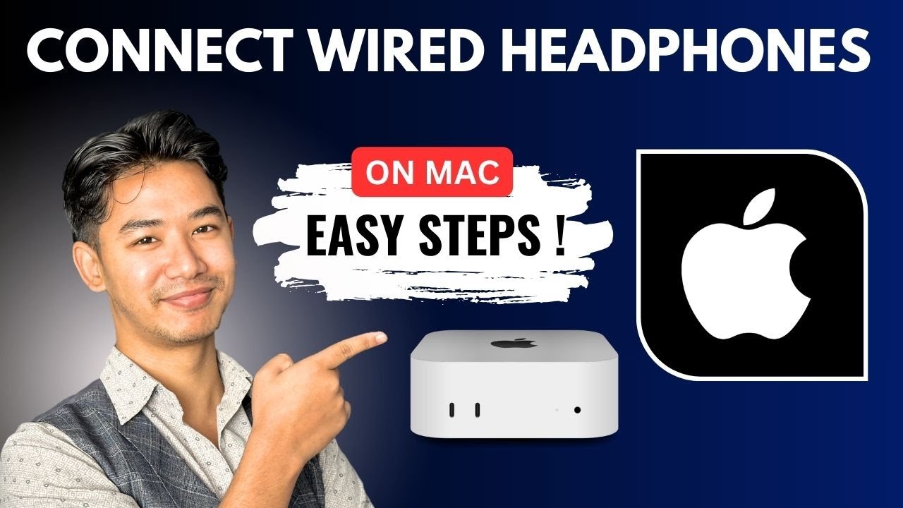 How To Connect Wired Headphones To M4 Mac Mini - YouTube