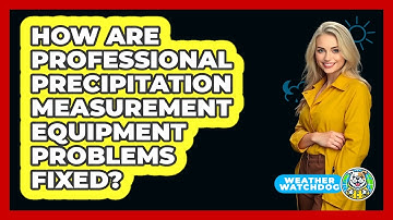 How Are Professional Precipitation Measurement Equipment Problems Fixed? - Weather Watchdog