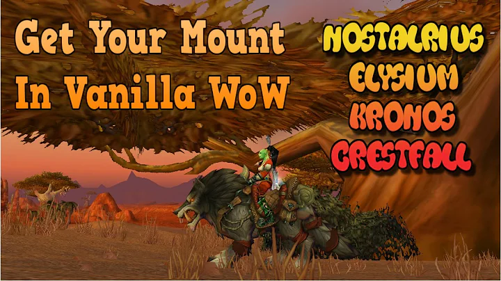 How to Get First Mount in Classic WoW - DayDayNews