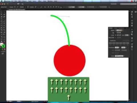 HOW TO MAKE A CHERRY Adobe Illustrator CC | Quick tutorial  | CLEAN VECTOR DESIGN IN CREATIVE CLOUD