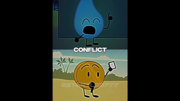 Teardrop vs Coiny Remake (In Terms of Writing) | BFDI 1v1 #shorts