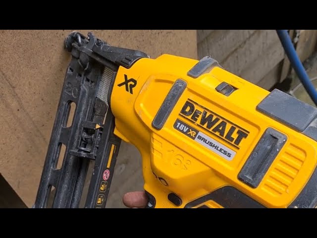 18guage Brad nailer not working : r/Dewalt