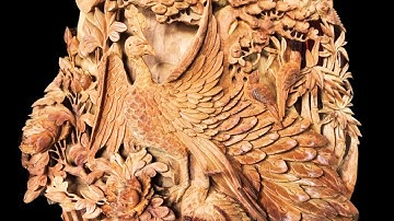 I Spent 399 Hours Carving To Create This Work - Wood Carving Peacock
