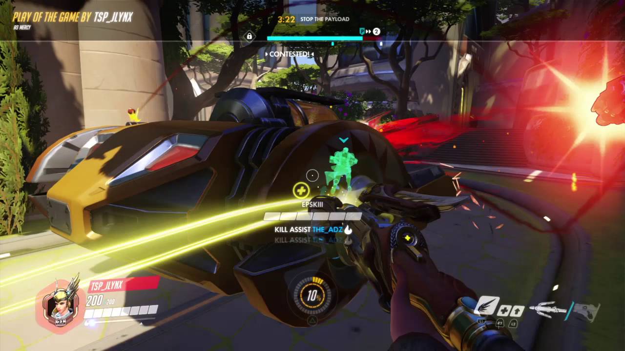 Overwatch - Mercy - Play Of The Game - 18/06/16