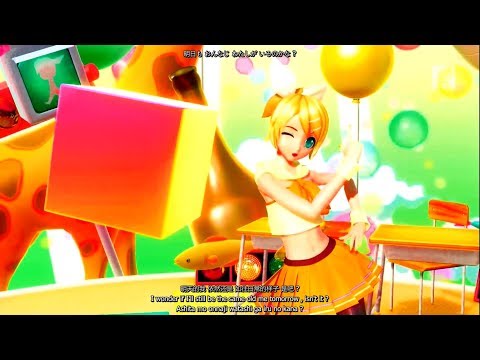 ( 60 Fps Full ) メランコリック Melancholic ( 忧郁症患者 )-feat Kagamine Rin鏡音リン~初音ミクProject DIVA(中日英字幕)