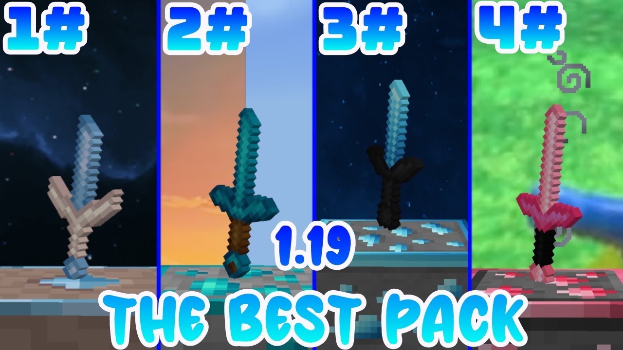 Top 4 BEST 32x PVP Texture Packs For MCPE 1.19+ - YouTube