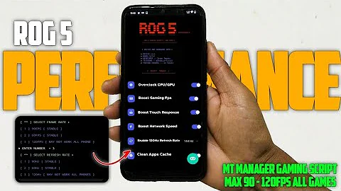 UNLOCK MAX FPS & 120HZ REFRESH RATE : Turn Your Android Into Gaming Beast ( 90-120FPS ALL GAMES ) 
