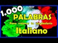 ⚡️ 500 palabras y sus PALABRAS OPUESTAS // AMPLÍA tu Vocabulario ITALIANO.