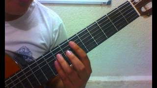 Video thumbnail of "Una mañana tutorial guitarra"