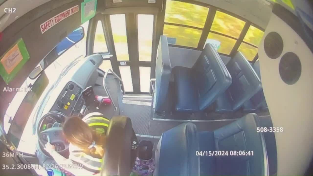 Video released of crash that destroyed home, left school bus driver unemployed