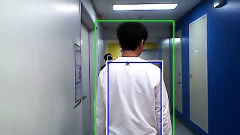 Recovery the target person by a mobile robot while following.