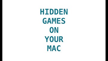 Hidden games on your mac: Tetris