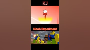 KJ vs Noob Experiment | #kj #animation #shorts #vs #noobexperiment