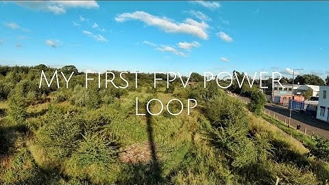 Dji Fpv My first power loop #djifpv music by @BreakingCopyright