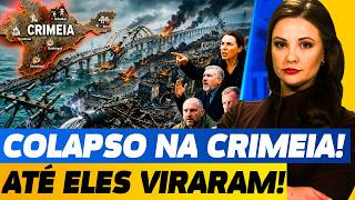 O que aconteceu na Crimeia... a infraestrutura colapsa e até propagandistas se revoltam