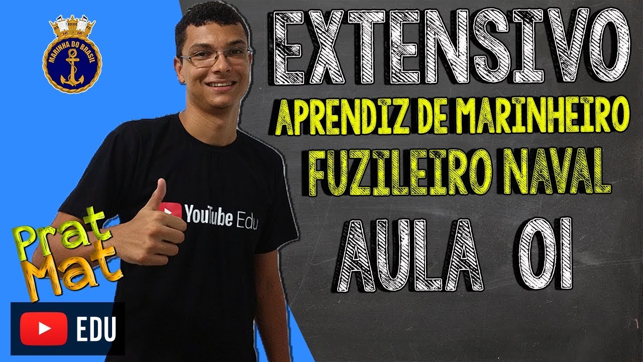 EXTENSIVO E.A.M(APRENDIZ DE MARINHEIRO)- AULA 1 - POTENCIAÇÃO