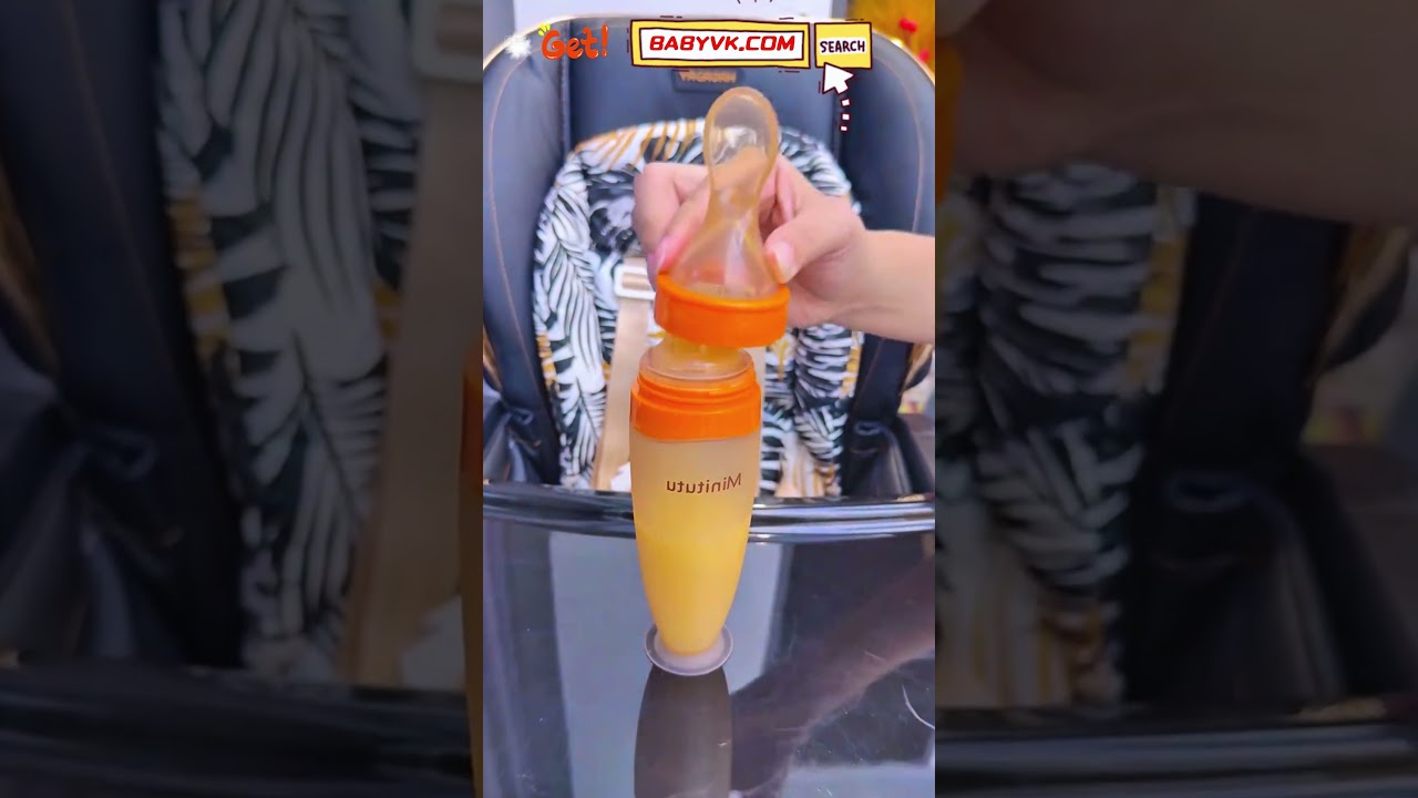 Baby Food Feeding Silicone Bottle: Perfect for Rice Cereal & Purees 