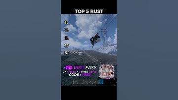 TOP 5 RUST | Sing up now for 3x free cases + 2 free gems with code: 3CASES #shorts