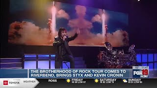The Brotherhood of Rock tour with Styx, Kevin Cronin, comes to Riverbend