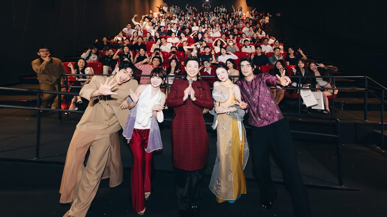 Trấn Thành cùng cast Thỏ Ơi khiêu vũ dưới nền nhạc Sự Nghiệp Chướng, Pháo rap diss luôn đạo diễn?