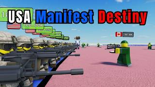 USA Manifests its Destiny by making Canada the 51st state - Roblox Control Europe