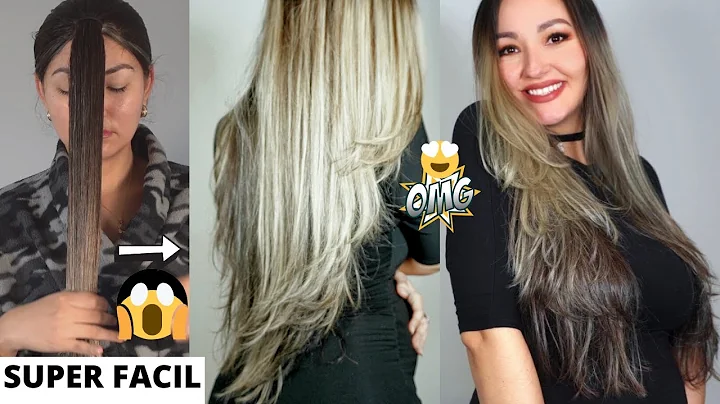 COMO CORTAR EL CABELLO CON MUCHAS CAPAS. PELO EN V...
