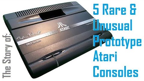 The Story of: 5 Rare & Unusual Prototype Atari Consoles