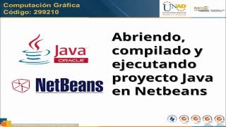 Abrir, compilar y ejecutar proyectos en NetBeans