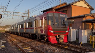 名鉄9500系 9512F 普通岐阜行き 名鉄各務原線