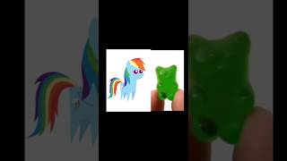 Rainbow Dash Reacts To Gummy Bear