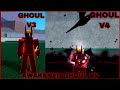 Getting ghoul v4 with full upgrade  guild   showcase in blox fruits