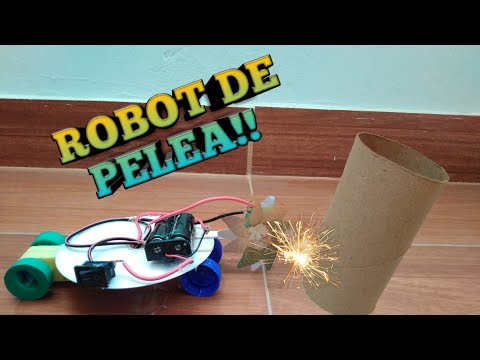 Cómo Hacer Un ROBOT DE PELEA CASERO Y Fácil En Español | Cómo Hacer Un ROBOT DE BATALLA CASERO