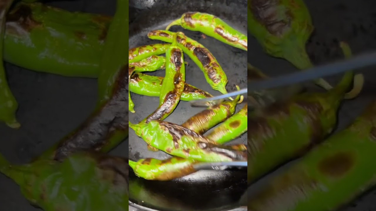 Spicy Delight: Roasted Green Chile