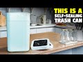 Awesome selfsealing  selfchanging trash can