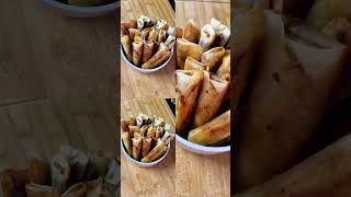Turon. 2 kinds: Saba and Coconut sugar &amp; Red bean paste