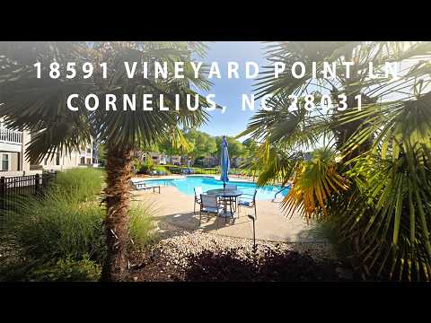 18591 Vineyard Point Ln, Cornelius, NC home video tour