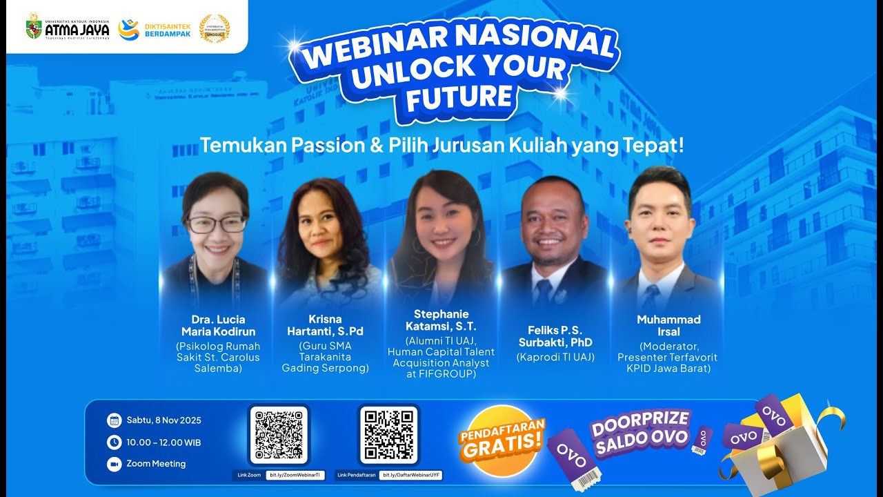Webinar Nasional Unlock Your Future YouTube