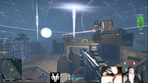 NO HANDS PLANETSIDE 2 = Part 1 testing the anti vehicle turret in player made base construction