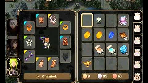 Skillbook Touch of Agony Lv 5 - Warlock - Inotia 4 - Free Android RPG