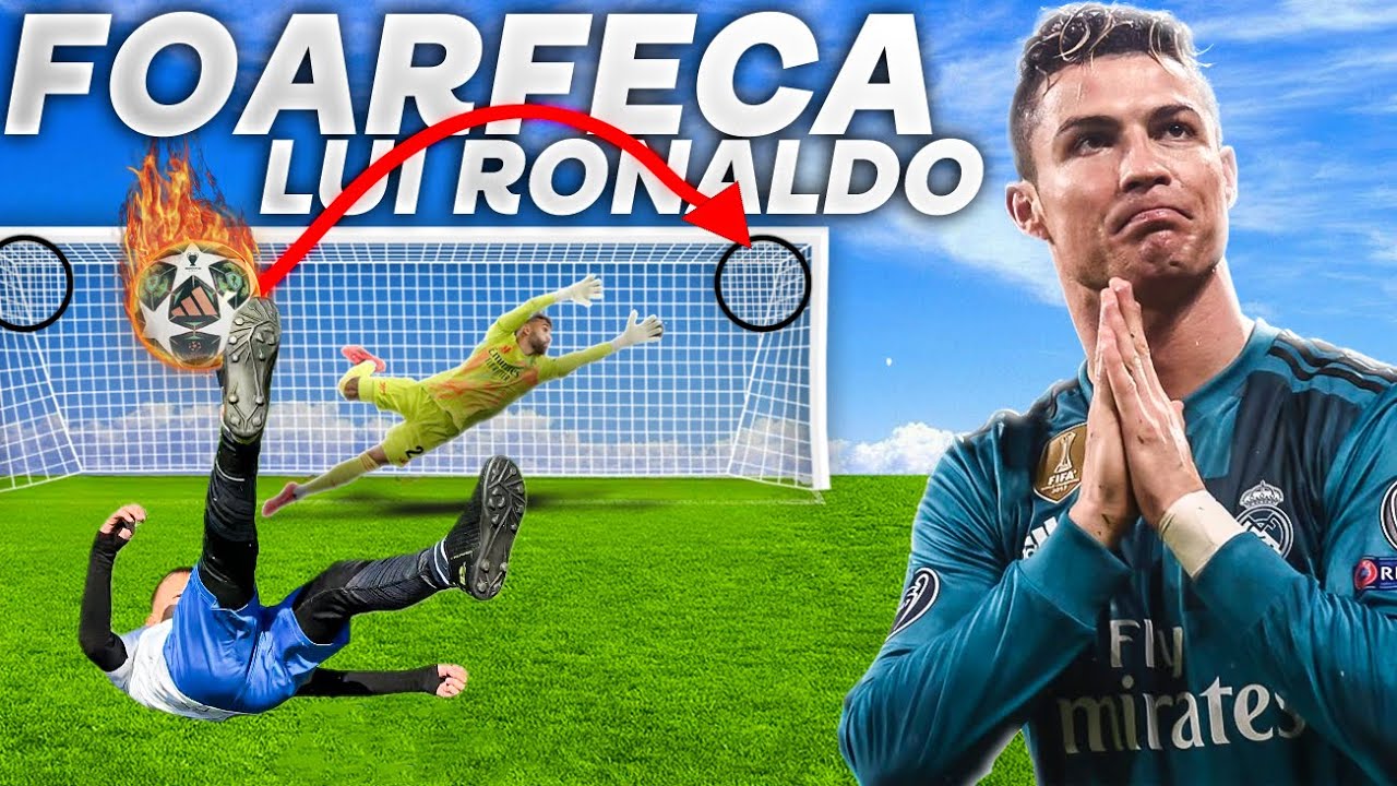 FOARFECA LUI CRISTIANO RONALDO CHALLENGE PE UN TABLOU CU SEMNĂTURA LUI!!