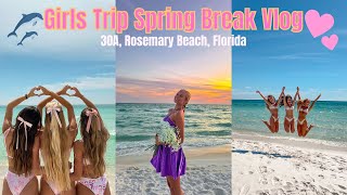 Come with Me on a Spring Break Girls Trip! | 30A Rosemary Beach, FL | Grace Taylor