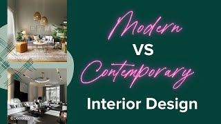 Modern vs Contemporary Interior Design // What You Need to Know Profile