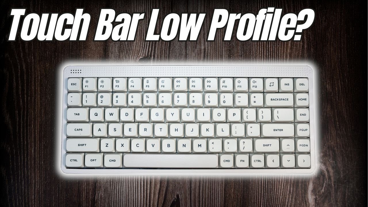 Touch Bar and Can 3D Print Lego On Top? Nuphy Node75