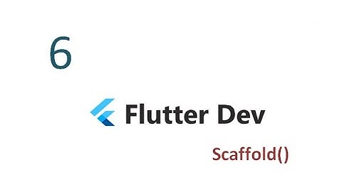 What is Scaffold() widget and how to add in flutter in hindi/urdu