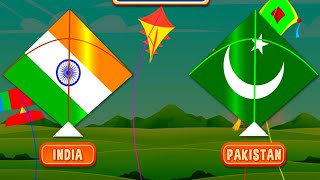 INDIA vs PAKISTAN KITE FLYING MATCH / ADVENTURE & FUN / Real KITE FIGHTING screenshot 1